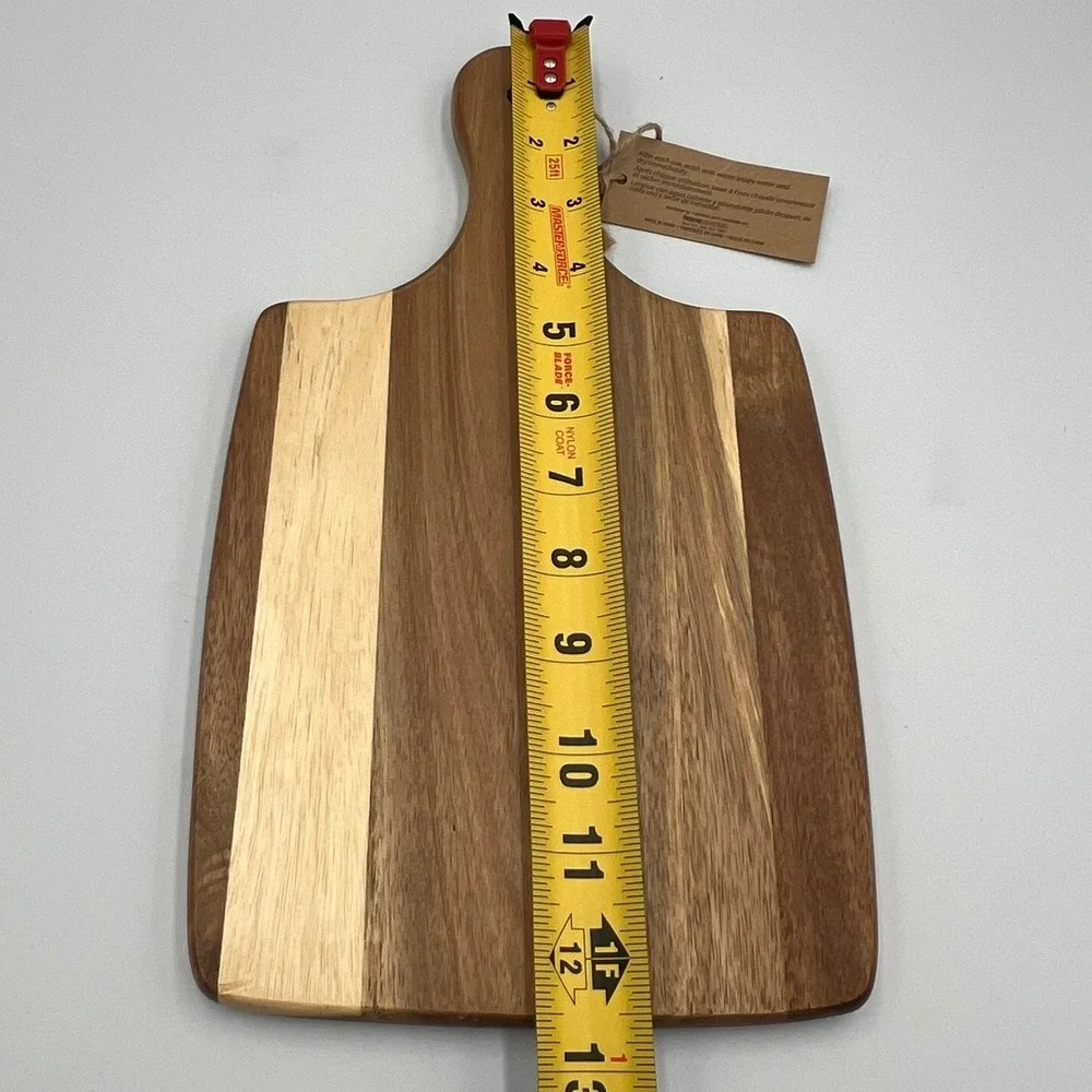 Culinary Corner Wood Charcuterie Board Brown Paddle 80264 Brand New